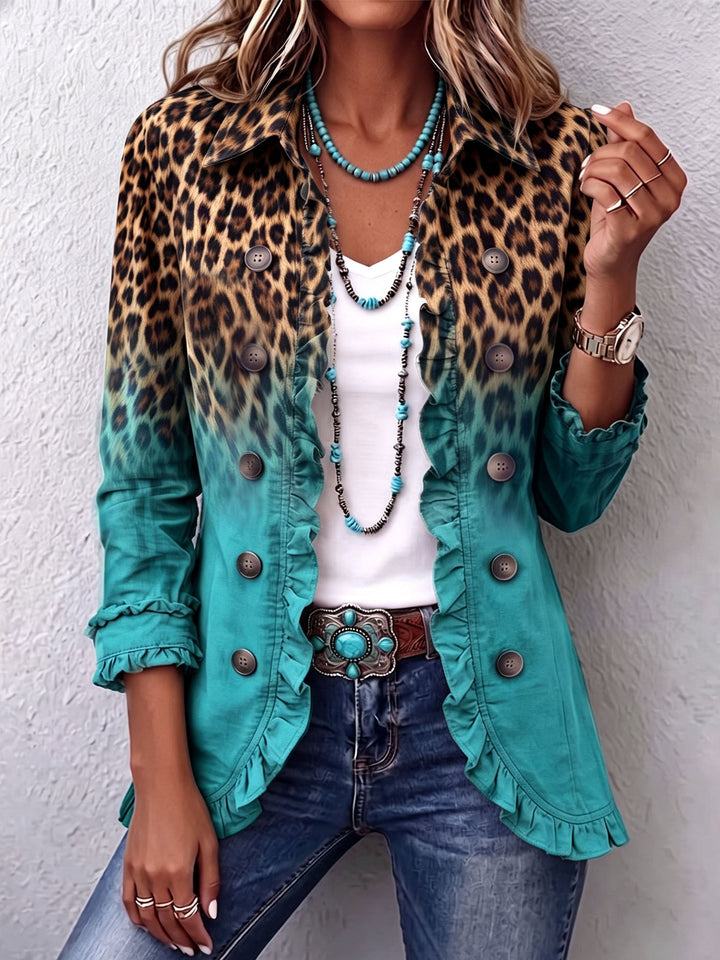 Fiamma | Giacca Ombré Leopardo