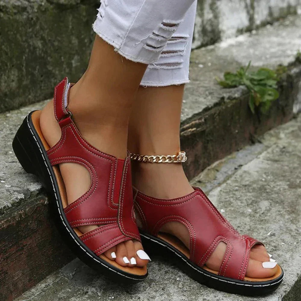 CAMILLA | SANDALI ORTOPEDICI IN PELLE COMFORT