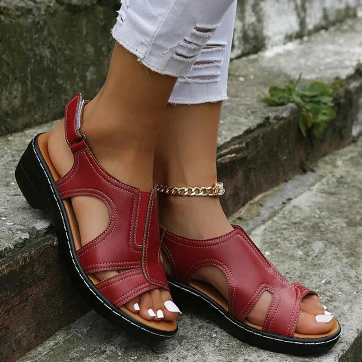 CAMILLA | SANDALI ORTOPEDICI IN PELLE COMFORT