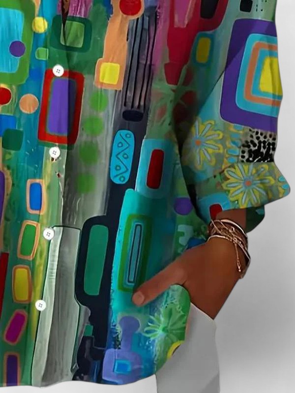 VITTORIA | BLUSA ARTISTICA COLORATA