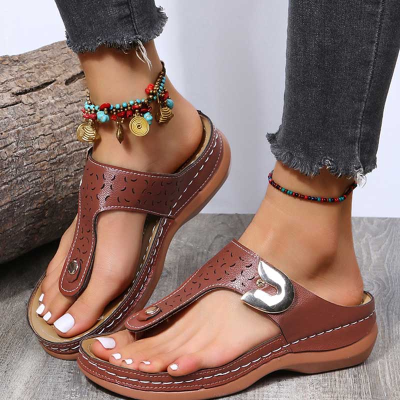ZAHRA | SANDALI ORTOPEDICI COMFORT CON FASCIA A INFRADITO