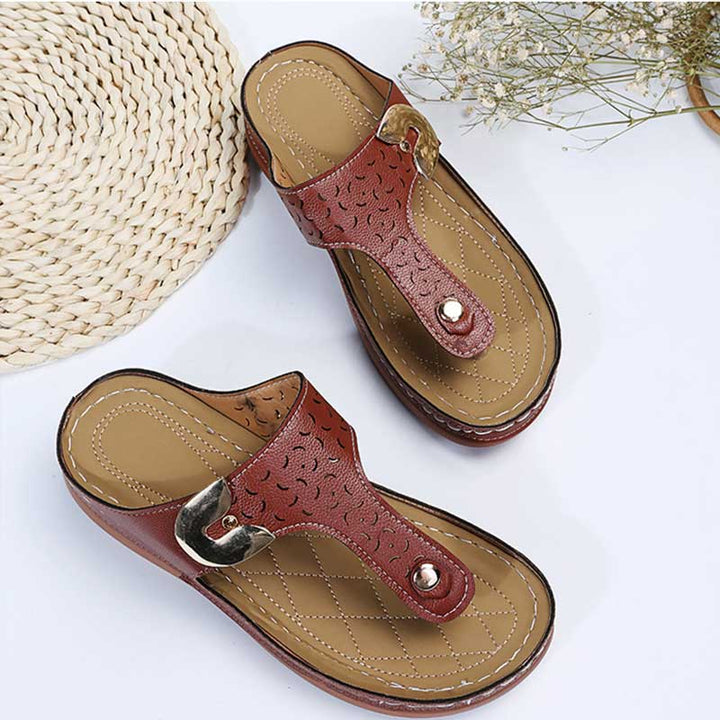 ZAHRA | SANDALI ORTOPEDICI COMFORT CON FASCIA A INFRADITO