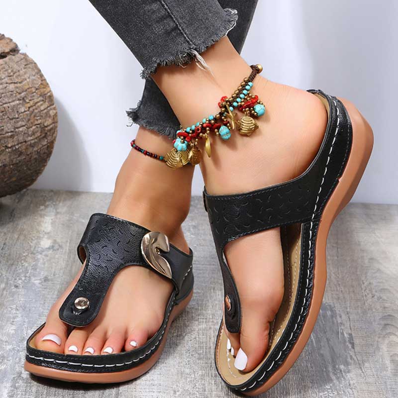 ZAHRA | SANDALI ORTOPEDICI COMFORT CON FASCIA A INFRADITO