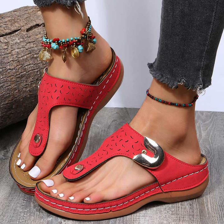 ZAHRA | SANDALI ORTOPEDICI COMFORT CON FASCIA A INFRADITO