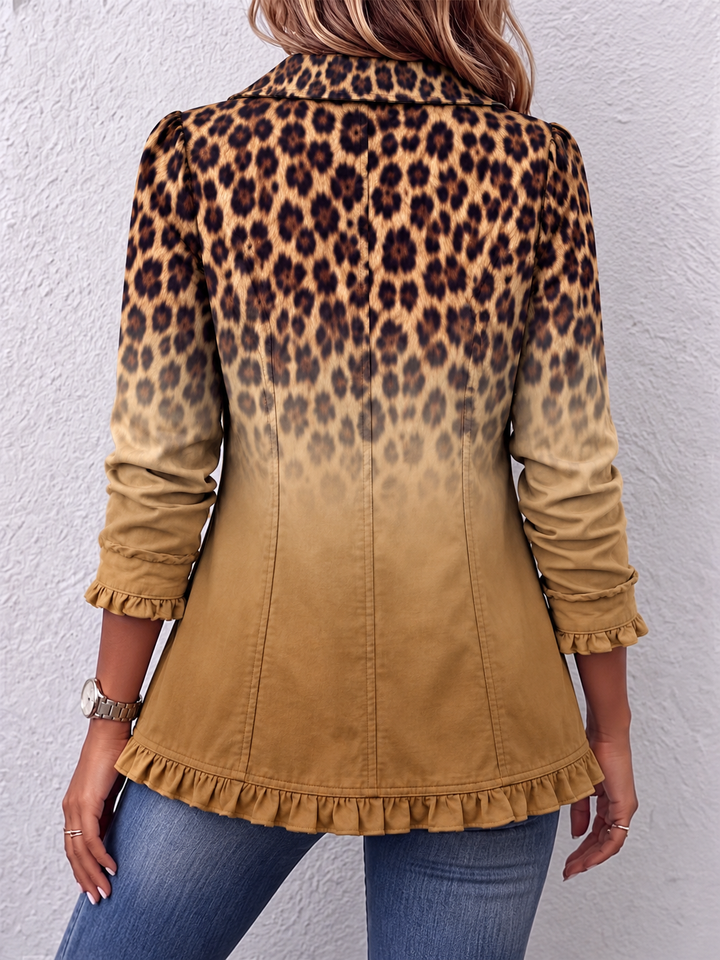 Savana | Giacca Ombré Leopardo e Kaki