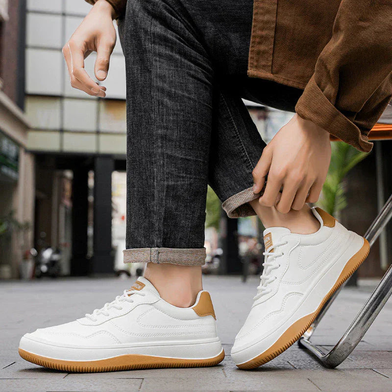 ALESSIO | SNEAKERS MINIMAL CON DETTAGLI A CONTRASTO