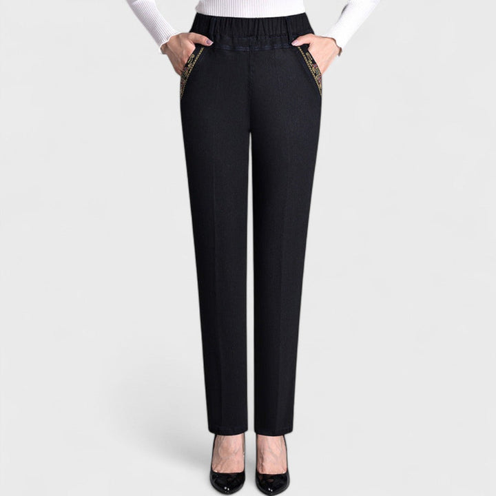 GIULIA | PANTALONI IN DENIM ELASTICIZZATI DAL TAGLIO ELEGANTE