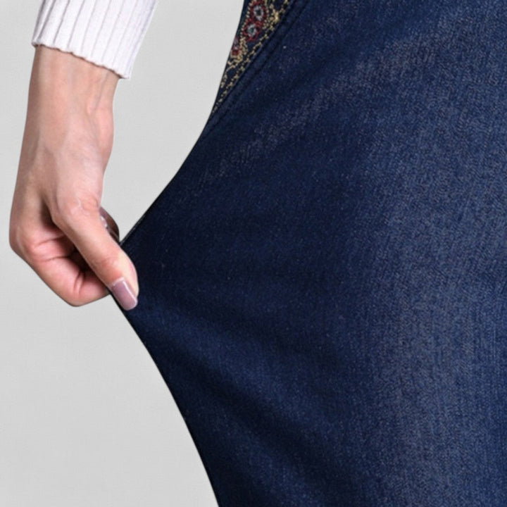 GIULIA | PANTALONI IN DENIM ELASTICIZZATI DAL TAGLIO ELEGANTE