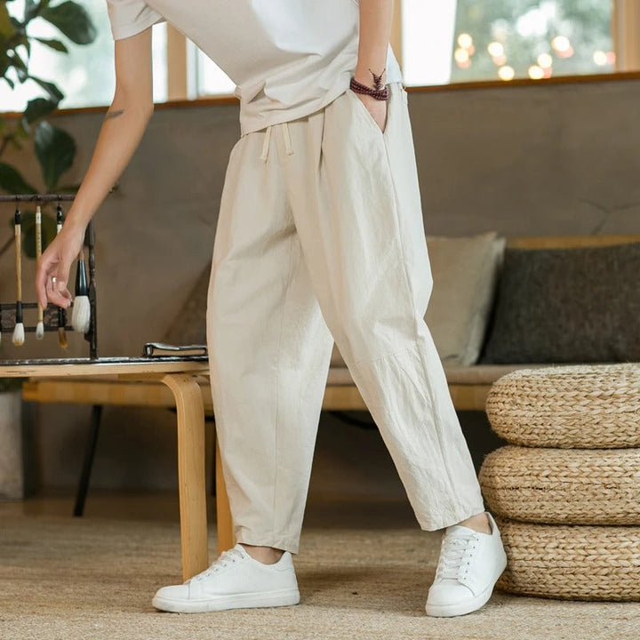 DIEGO | PANTALONI IN LINO RELAX
