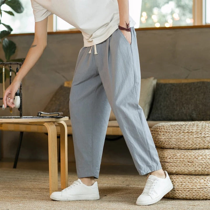 DIEGO | PANTALONI IN LINO RELAX