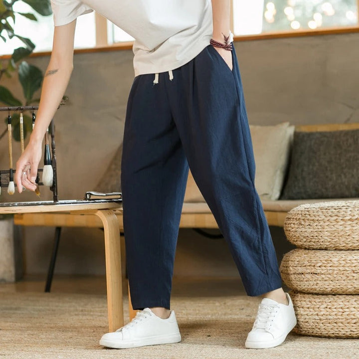 DIEGO | PANTALONI IN LINO RELAX