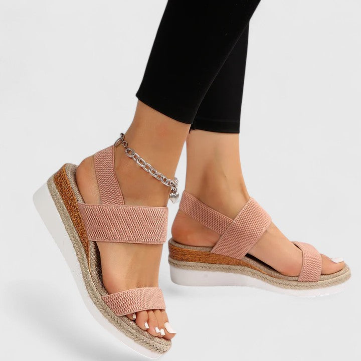 ELENA | SANDALI COMFORT CON FASCE ELASTICHE