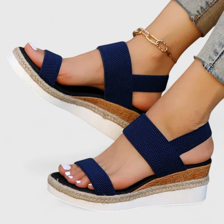 ELENA | SANDALI COMFORT CON FASCE ELASTICHE